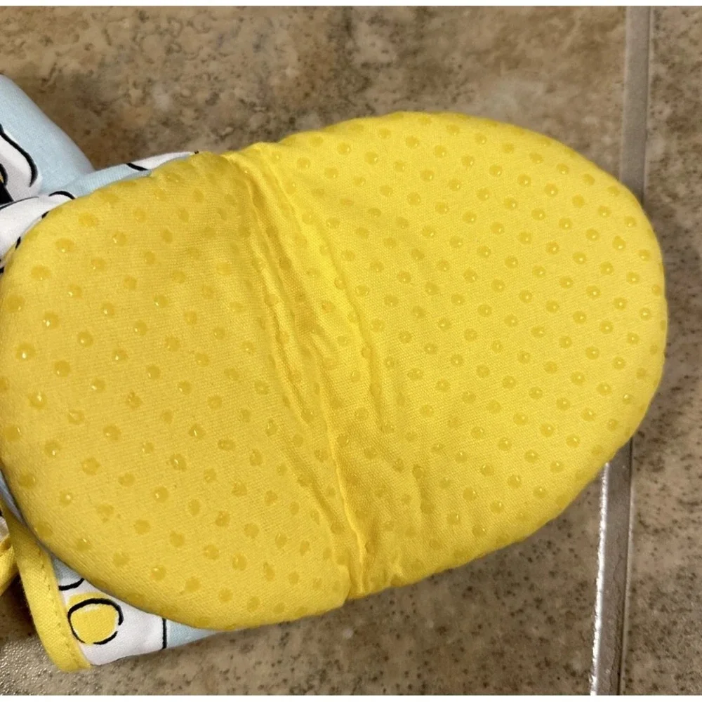 Kate Spade NY Sunny Side Up Fried Eggs MINI MITTS Set of 2 NWT